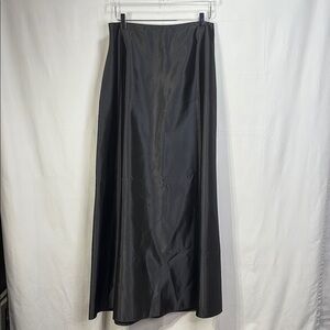 🔱JS Collections Gray A-line Maxi Skirt formal